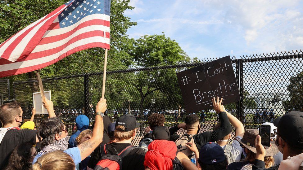 George Floyd death: Archbishop attacks Trump as US protests continue