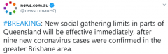 昆州新增9例，创4个月新高！布里斯班拘留中心爆