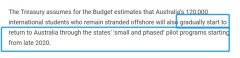 留学生将从2020年末开始逐步回澳；政府狂拨10亿