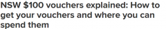 新州$100消费券政策详解！何时发放？如何申领？