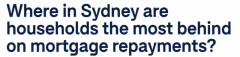 悉尼房贷拖欠率前10地区公布！西悉尼成“重灾区