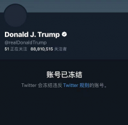 推特宣布永久封闭特朗普账号 多个社交媒体相继