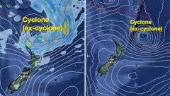 一个强气旋正在形成 新西兰下周处于“风险区”