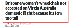 1cm之差，澳洲女子被维珍拒绝登机！究竟发生了