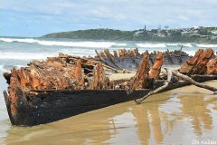 悉尼海岸惊现128年古老沉船！残骸震撼网友！无