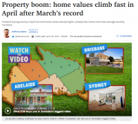 全澳各地4月房价涨幅结果出炉：依然上涨 但趋势