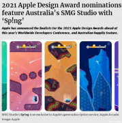 苹果设计奖入围名单揭晓 澳团队开发游戏Sp!ng入