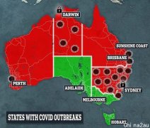 担心沦陷！南澳被病毒包围，其他四州进入封锁