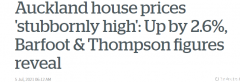奥克兰房价单月上涨2.6%，年涨幅已达21.9%（图）