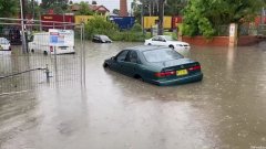 悉尼大雨，多人弃车