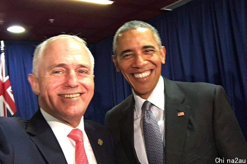 Malcolm Turnbull, Barack Obama selfie