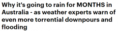 气象局警告：拉尼娜恐持续数月，澳洲东海岸将