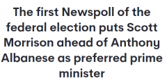 最新民调：选民更愿意莫里森当总理，工党初选投票率保持领先（组图）