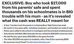 悉尼学生偷家长存款，给游戏充值，带同学购物，2.7万刀挥霍一空