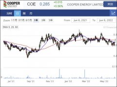 能源公司Cooper上调业绩指引 股价走强