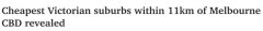 墨尔本CBD 11公里内便宜城区出炉，附详细名单！专家敦促置业者“迅速出手，别等市场下跌”（组图）