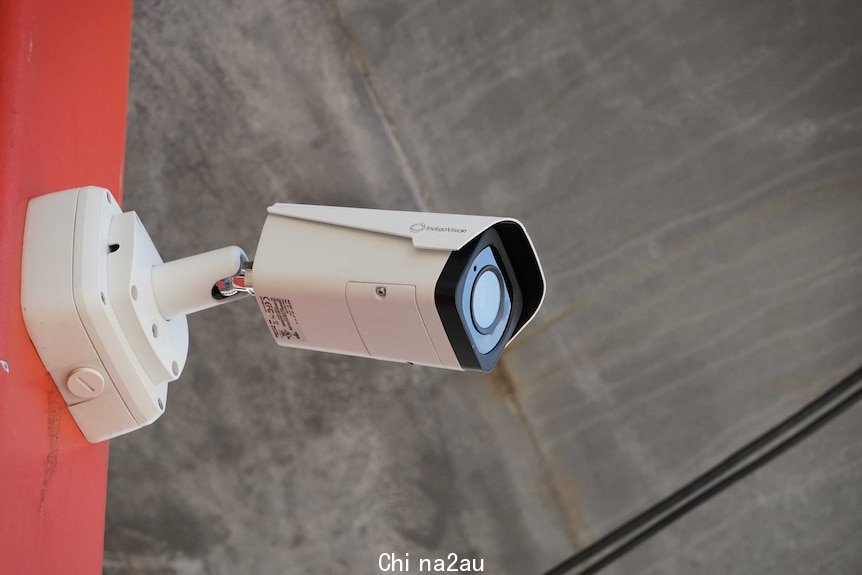 One of 138 new CCTV cameras installed in Darwin.