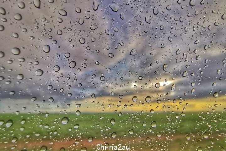 Rain on the lense