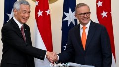 Anthony Albanese 和 Lee Hsien Loong 宣扬澳大利亚与新加坡的“绿色经济协议”，这是世界上第一个安排