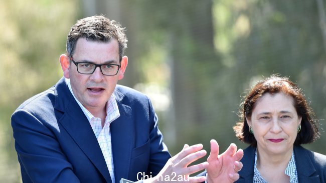 Premier Daniel Andrews announcing Labor's plan for the State Electricity Commission on Thursday, if re-elected.图片：NCA NewsWire / Nicki Connolly