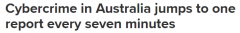 最新报告：澳洲网络犯罪增长13%，每七分钟就有一起（组图）