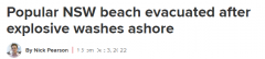 一枚“炸弹”冲上新州热门海滩，游客紧急疏散！部队赶赴现场（合影）