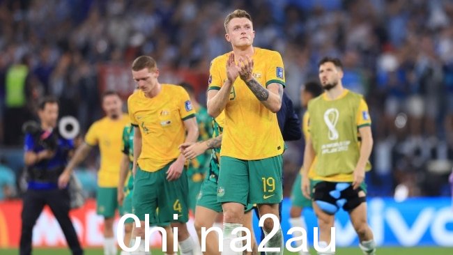 Harry Souttar 也支持阿诺德说他是他手下效力过的“最好的教练”。图片：Buda Mendes/Getty Images