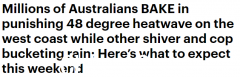 澳洲再次遭遇极端天气！多地气温将升至48度 新昆部分地区预计超过40度（组图）