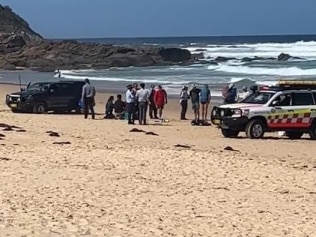 一名男子在试图从中北海岸海滩的裂口中救出他十几岁的女儿时死亡。周二下午 3 点左右，紧急服务被呼叫到Back Beach，位于 Fors 以北约 25 公里处的 Black Head之三，继有报道称一名男子被无意识地从水中拉出后。