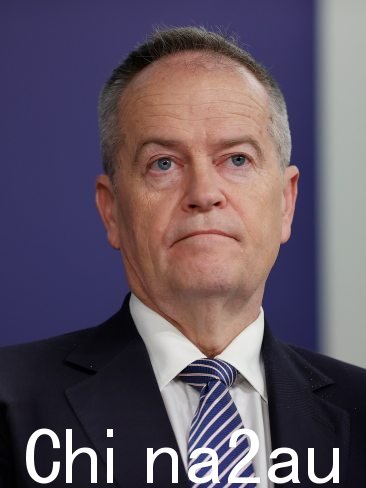 NDIS 部长 Bill Shorten 瞄准了 Peter Dutton，后者一再请求向议会提供有关 Voice 的更多信息。图片：NCA NewsWire / Dylan Coker