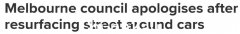 “笨蛋，比以前还糟！”市议会对墨尔本居民区附近道路工程不满表示歉意（图）