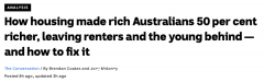 澳洲高房价背后：富人越富，穷人却被房租榨干...（图）