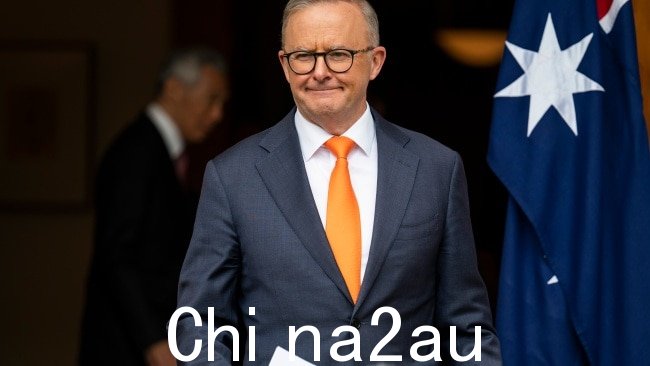 总理 Anthony Albanese 说他的政府正在审查 th在 5 月联邦预算案出台之前，以塔斯马尼亚为基地的 AFL 团队的可行性。图片：Getty