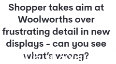 Woolies 推出新的数字标签，但顾客不买账！吐槽：太小看不清楚（图）