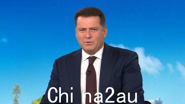 今天的主持人 Karl Stefanovic 批评工党政府的退休金改革被标记 本周早些时候。图片：Channel 9