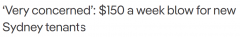 悉尼房租危机持续加剧，整体周租比一年贵近$150！专家呼吁政府采取措施（图）