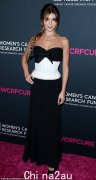 Olivia Jade 在女性癌症研究基金晚会上展示黑白连衣裙的时尚感