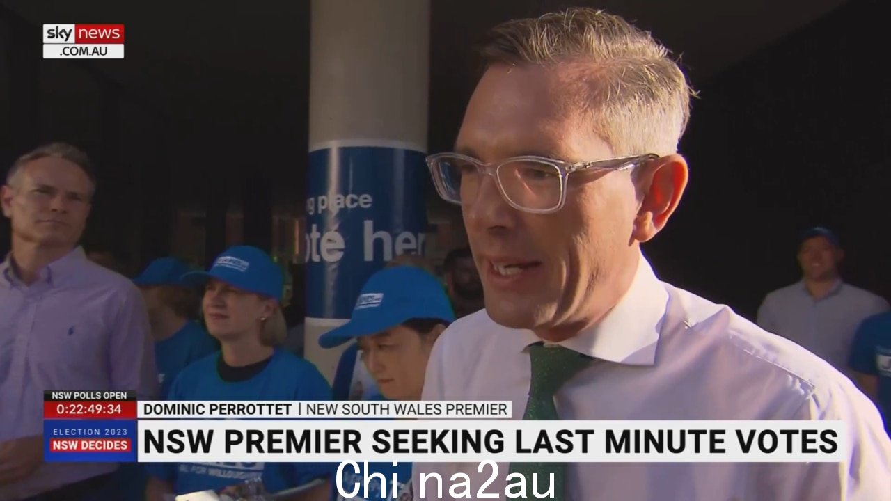 Premier Perrottet visits Lower North Shore on NSW election eve