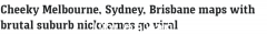 幽默或冒犯！一张揭示澳洲城市真实面貌的地图引发全网热议（图）