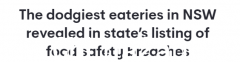 新南威尔士州16家餐厅因违反食品安全标准被罚款！两家 Campsie 餐厅上榜（照片）