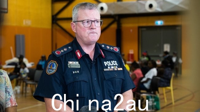 NT Police Commissioner Jamie Natasha Fyles 政府已要求 Chalker 辞职。图片：Pema Tamang