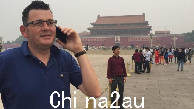 Daniel Andrews 因上周秘密访问中国而受到批评。图片：已提供