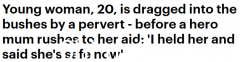 澳洲年轻女子被陌生人强行拖走，司机出手相救！涉案人员仍逍遥法外（视频/照片）