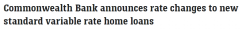 “房贷悬崖”风险迫在眉睫，澳联邦银行宣布房贷浮动利率上调至5.44%（图）