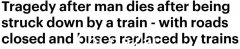 一名维多利亚时代男子被火车撞倒当场死亡！道路封闭，火车服务暂停（图）