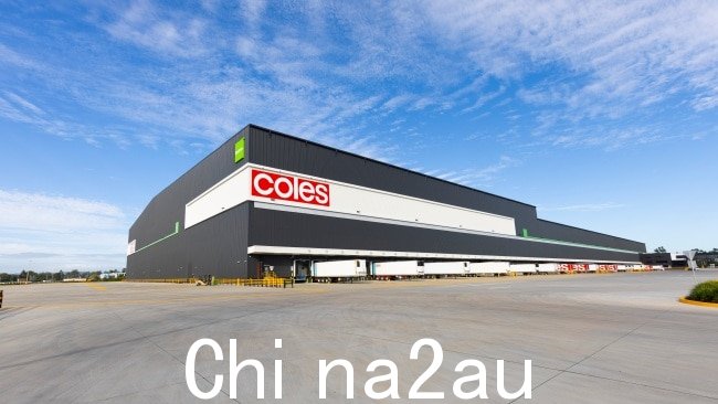 Coles 在雷德班克开设了澳大利亚第一家自动化配送中心。图片：已提供。