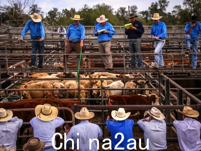 澳大利亚的养牛生产商可以从与欧盟的自由贸易协定中获益。图片：David Gray/Getty Images
