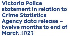 维州警方公布年度统计：一年50万起犯罪，严重入室盗窃案猛增30%，家庭暴力和强奸案减少