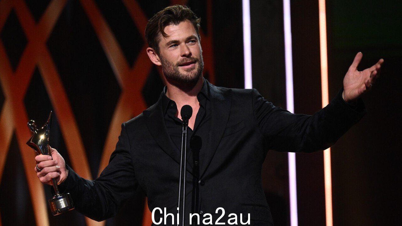 '从这里开始': 克里斯·海姆斯沃斯 (Chris Hemsworth) 荣获 AACTA 奖“ fetchpriority=