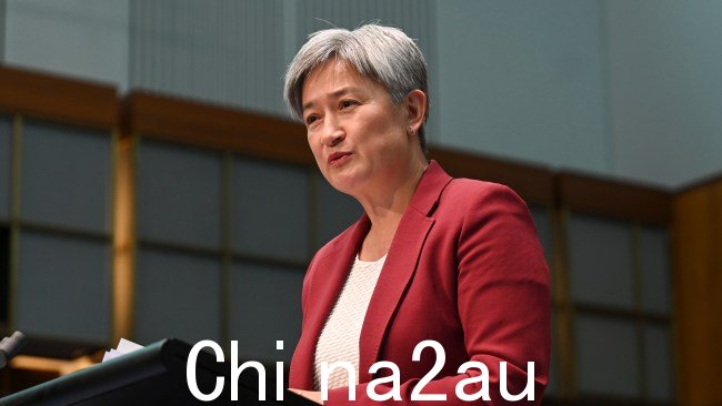 Penny Wong 周日与澳大利亚天空新闻政治编辑 Andrew Clennell 讨论了这个问题。图片：NCA NewsWire / Martin Ollman